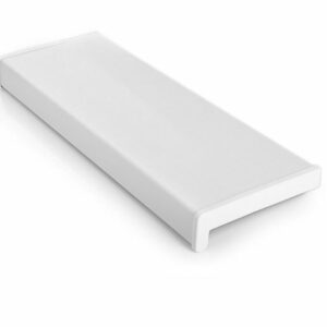 Műanyag fehér ablakkönyöklő L103 élzáróval 35 cm